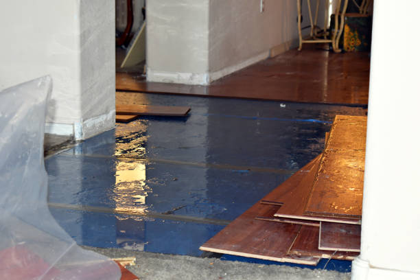Professional Sewage Cleanup technician working in Okmulgee, OK